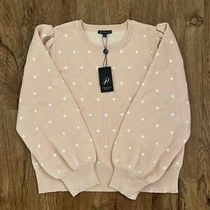 NWT Adrianna Papell Balloon Sleeve Sweater